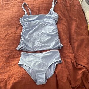 Athleta tankini bathing suit set Size M. EUC